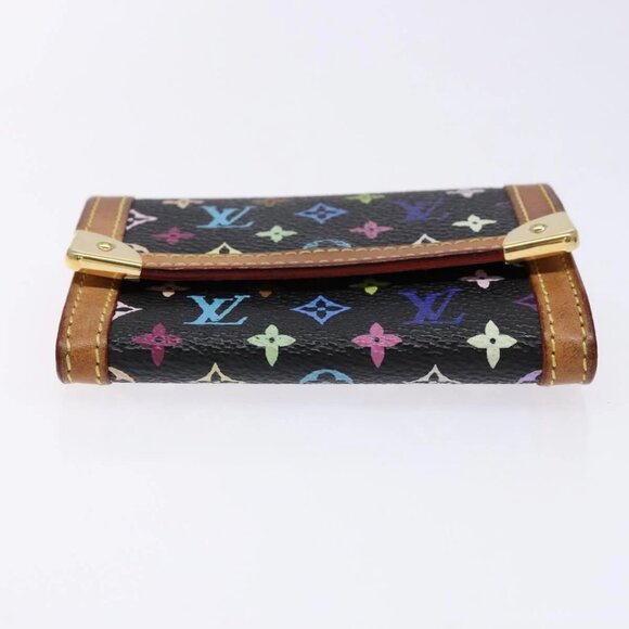 LOUIS VUITTON Monogram Multicolor Porte Monnaie Plat Purse M92656 LV Auth 139030 - Picture 6 of 16